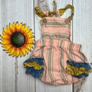 Matilda Jane x Joanna Gaines Baby Girl Lace Romper Size 12-18M‎